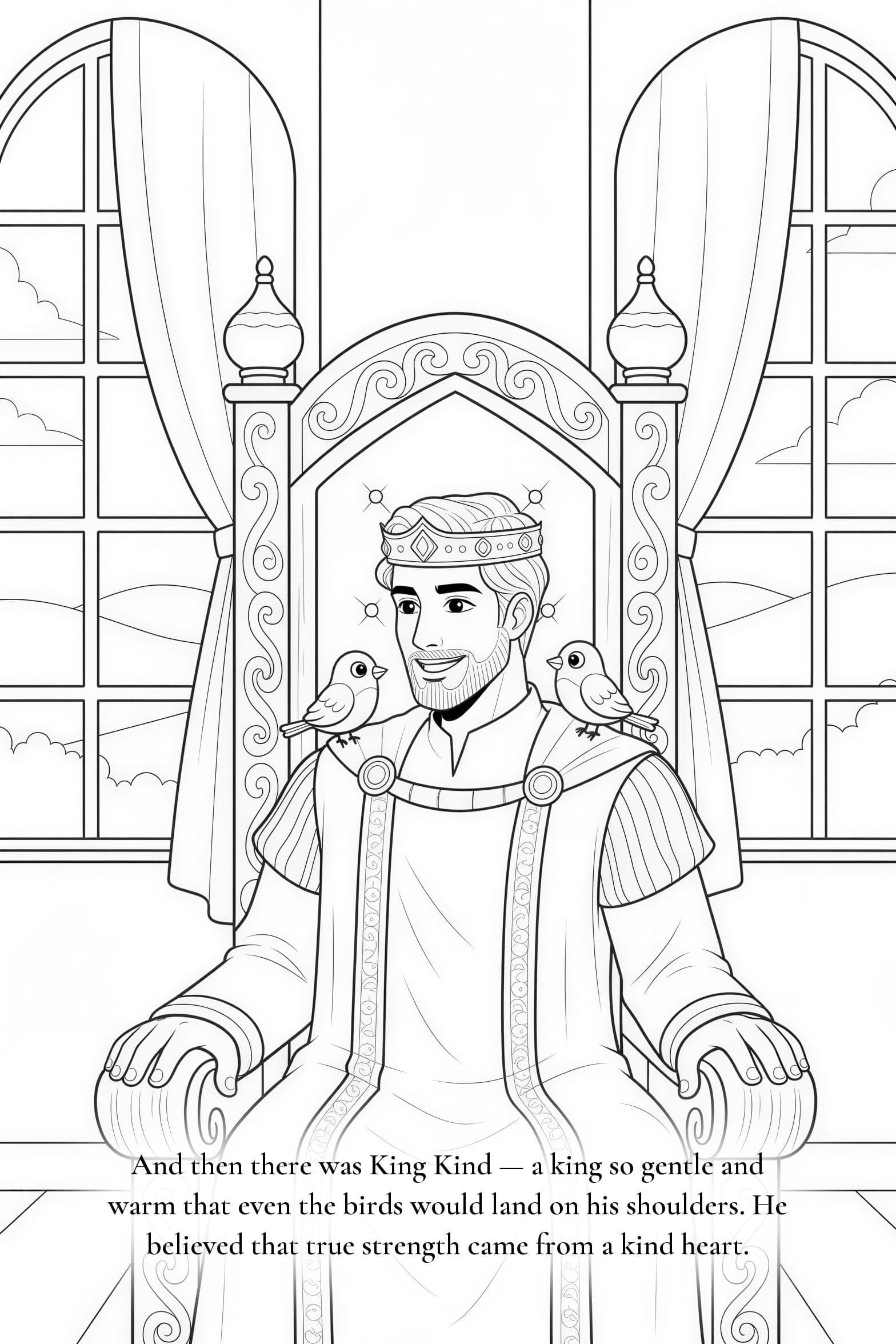Sample page 2 from The Royal Kingdom of Warmth and Wonder
