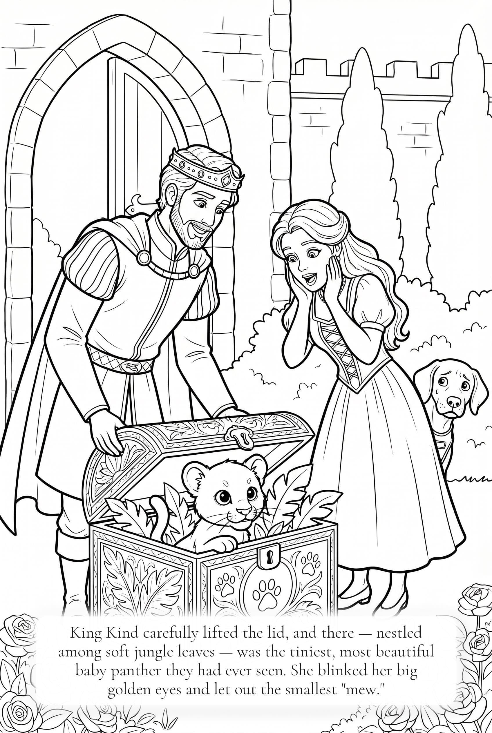 Sample page 5 from The Panther from the Faraway Land of Rainforest